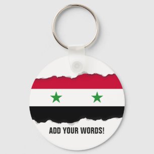 Porte-clés Le drapeau syrien