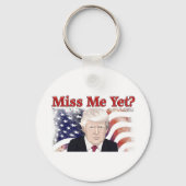 Porte-clés Le drapeau Trump Miss Me (Recto)