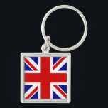 Porte-clés Le drapeau Union Jack<br><div class="desc">Le drapeau Union Jack du Royaume-Uni - Royaume-Uni,  qui est en Grande-Bretagne. Le drapeau Union Jack symbolise l'unité entre l'Angleterre,  l'Écosse et l'Irlande. Les couleurs du drapeau de l'union jack sont rouge,  bleu,  blanc. Ce design est également disponible sur de nombreux autres produits pour vous de choisir parmi.</div>