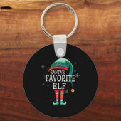 Porte-clés Le Famille d'Elf Préféré du Père Noël pour C (Recto)