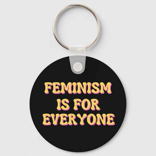 Porte-clés Le féminisme est pour tous (Recto)