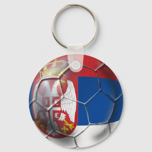 Porte-clés Le football de la Serbie