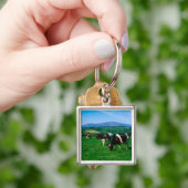 Porte-clés Le frison du Holstein effraye près de Borris, (main)