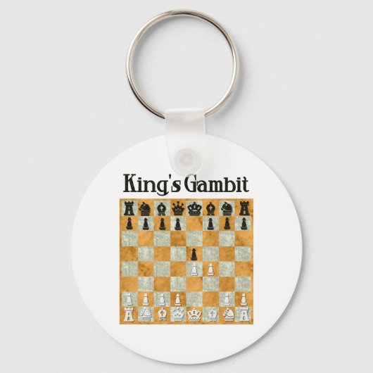 Porte-clés Le Gambit du roi (Recto)