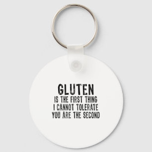 Porte-clés Le gluten est la première chose que je ne peux pas