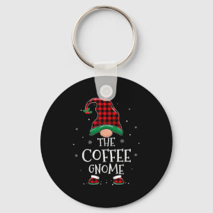 Porte-clés Le Gnome de Café Noël Famille à Carreaux Correspon