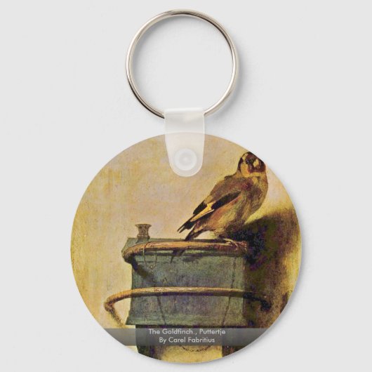 Porte-clés Le Goldfinch, Puttertje Par Carel Fabritius (Recto)