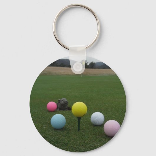 Porte-clés Le golf de Pâques (Recto)