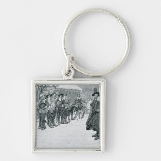 Porte-clés Le gouverneur de puritain (Devant)