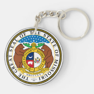 Porte-clés Le grand sceau de l'État du Missouri 