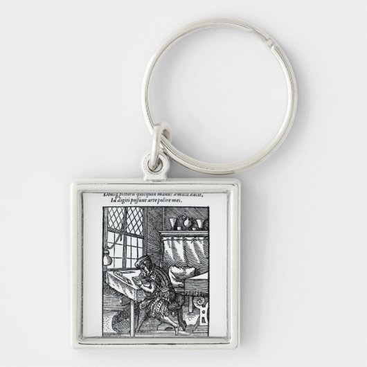 Porte-clés Le graveur, édité par Hartman Schopper (Devant)