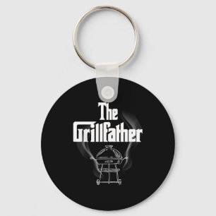 Porte-clés Le grillfather barbecue grill fumoir barbecue gril