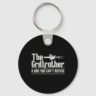 Porte-clés Le Grillfather BBQ Gril Grillmaster Rbecue 
