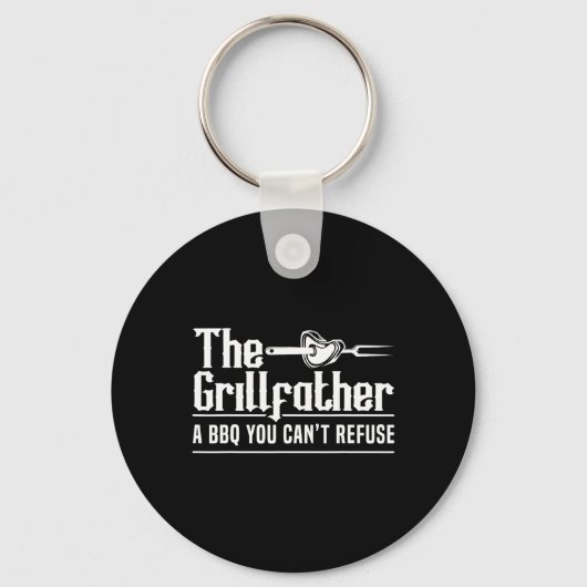 Porte-clés Le Grillfather BBQ Gril Grillmaster Rbecue (Recto)