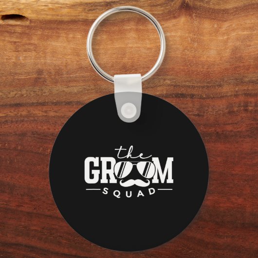 Porte-clés Le Groom Squad Sungles Mariage Bachelor Party Gro (Recto)