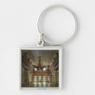 Porte-clés Le Hall du maréchal de champ pendant l'hiver