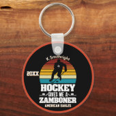 Porte-clés Le Hockey Me Donne Un Zamboner (Recto)