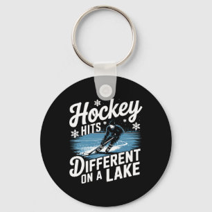 Porte-clés Le hockey sur glace frappe différemment Shinny