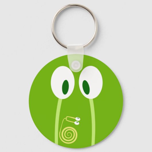 Porte-clés Le il boit escargot il est monté par les antennes (Recto)