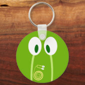 Porte-clés Le il boit escargot il est monté par les antennes (Recto)