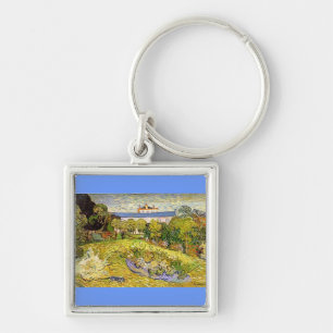 Porte-clés Le jardin de Daubigny par Vincent van Gogh