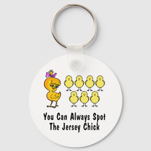 Porte-clés Le Jersey Chick (Recto)