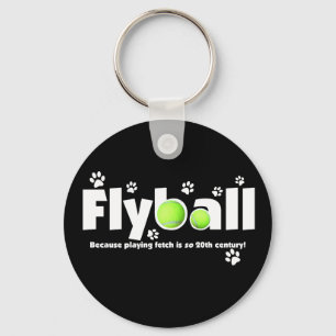 Porte-clés Le jeu de l'effort est Flyball du 20ème siècle