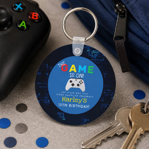 Porte-clés Le jeu est lancé ! Anniversaire de jeu vidéo photo