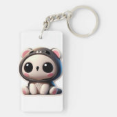 Porte-clés Le jour confortable de la Cute Panda (Dos)