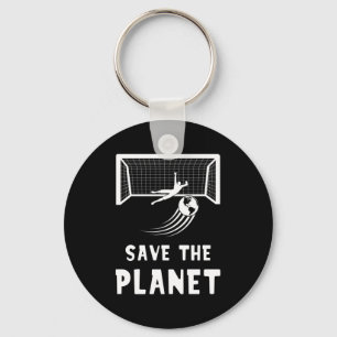 Porte-clés Le Jour des terres De Football Sauvons La Planète