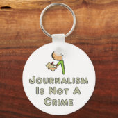 Porte-clés Le journalisme n'est pas un crime (Recto)