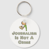 Porte-clés Le journalisme n'est pas un crime (Verso)