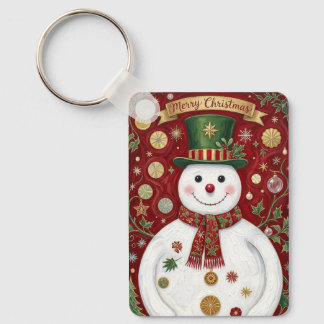 Porte-clés Le Jubilé Cramoisi du Bonhomme de Neige Jovial