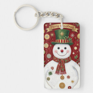 Porte-clés Le Jubilé Cramoisi du Bonhomme de Neige Jovial