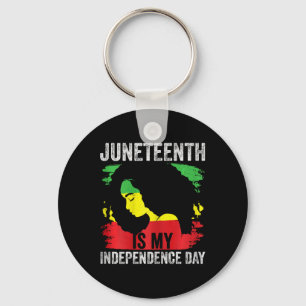 Porte-clés Le Jumelage Afro-Américain Est Mon Jour D'Indépend