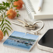 Porte-clés Le lac Seneca à New York (Devant Droit)