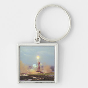 Porte-clés Le lancement de Saturn IB de projet d'essai
