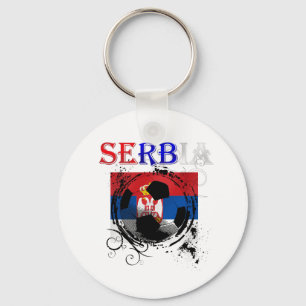 Porte-clés Le logo de la Serbie donne des cadeaux Srbija pour