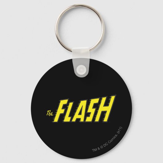 Porte-clés Le logo Flash Jaune (Recto)