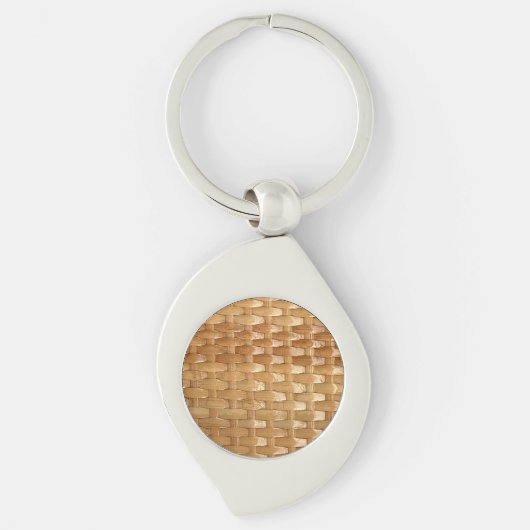 Porte-clés Le look de laque en osier Basketweave Texture (Devant)