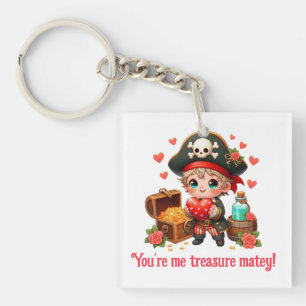 Porte-clés Le magnifique pirate de la Saint Valentin