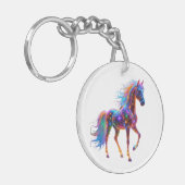 Porte-clés Le majestueux Neon Horse (Devant gauche)