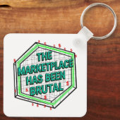 Porte-clés Le Marché A Été Brutal (Verso)