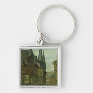Porte-clés Le marché en Wernigerode, 1861