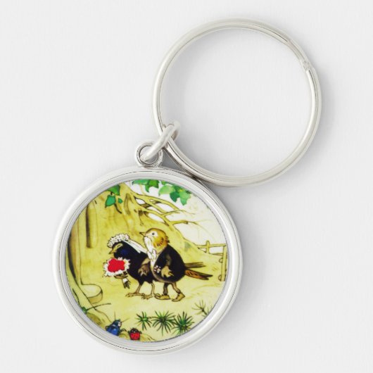 Porte-clés Le mariage d'oiseau (Devant)