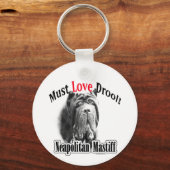 Porte-clés Le Mastiff napolitain doit aimer le Porte - clé dr (Recto)