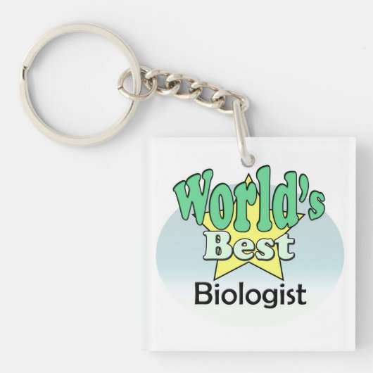 Porte-clés Le meilleur biologiste du monde (Devant)