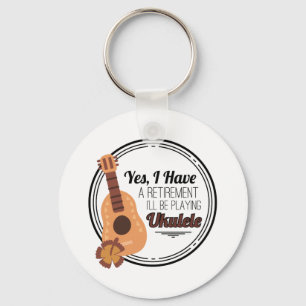 Porte-clés Le meilleur cadeau de musicien d'ukulélé