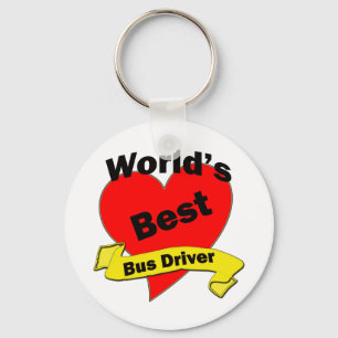 Porte-clés Le meilleur chauffeur du bus du monde