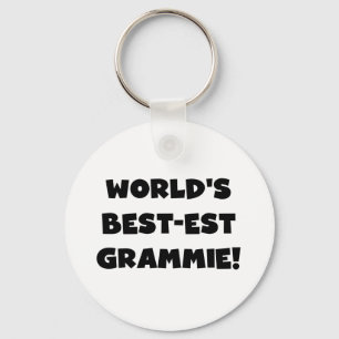 Porte-clés Le Meilleur-est cadeaux noirs ou blancs de Grammie